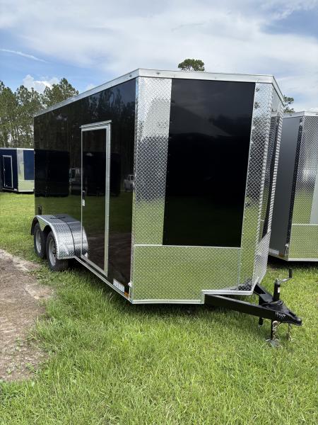 New 2027 Xtreme Cargo Trailers 7x16 TA 7000# GVWR Cargo / Enclosed Trailer