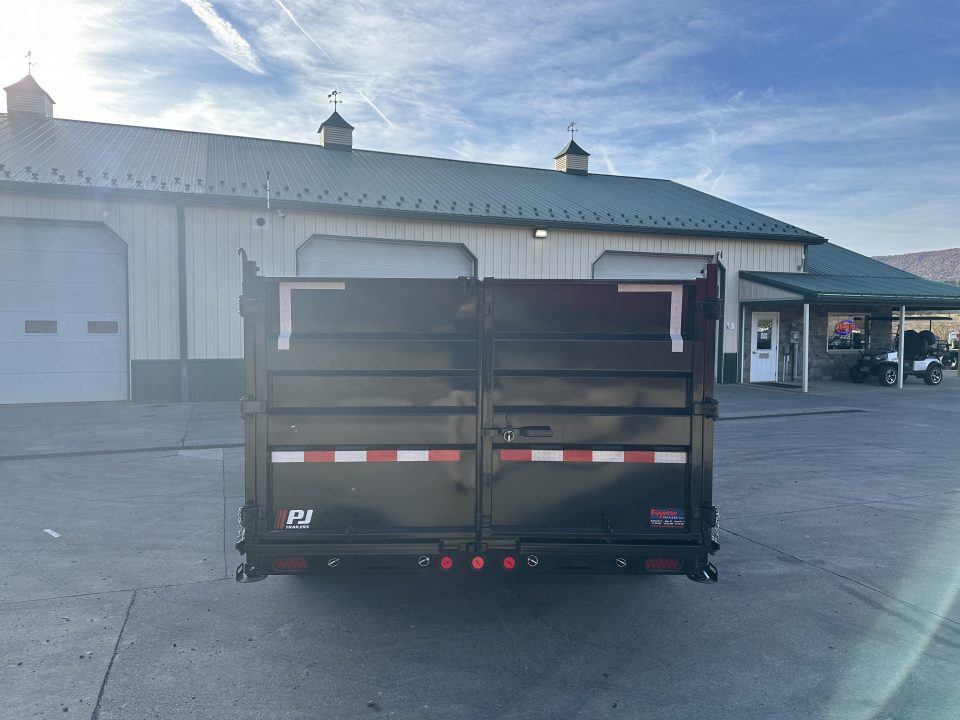 New PJ Trailers 16' Low-Pro Telescopic Dump (DT1) - 48" Sides