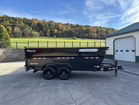 New PJ Trailers 16' Low-Pro Telescopic Dump (DT1) - 48" Sides