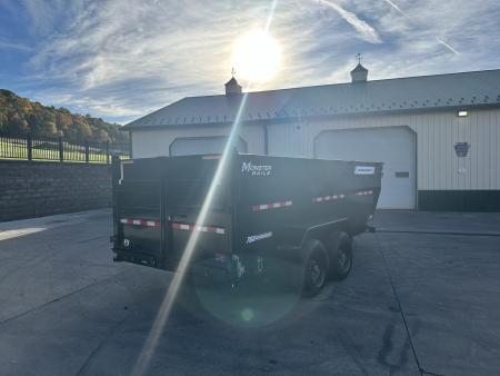 New PJ Trailers 16' Low-Pro Telescopic Dump (DT1) - 48" Sides