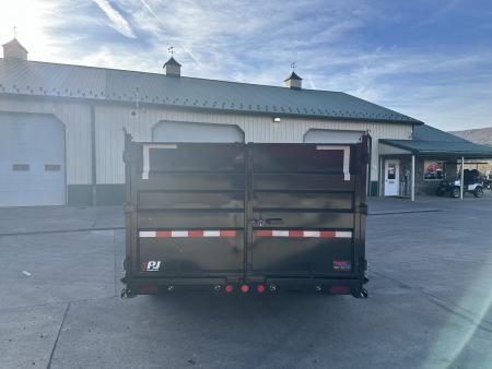 New PJ Trailers 16' Low-Pro Telescopic Dump (DT1) - 48" Sides