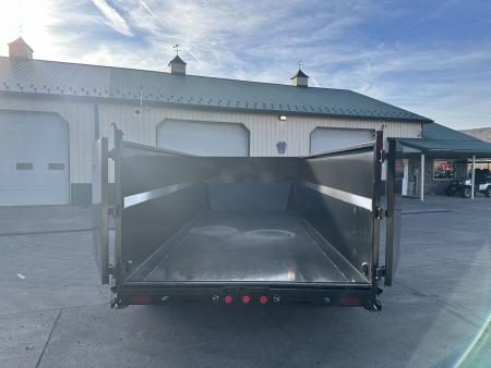 New PJ Trailers 16' Low-Pro Telescopic Dump (DT1) - 48" Sides