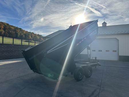 New PJ Trailers 16' Low-Pro Telescopic Dump (DT1) - 48" Sides