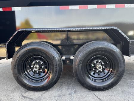 New PJ Trailers 16' Low-Pro Telescopic Dump (DT1) - 48" Sides