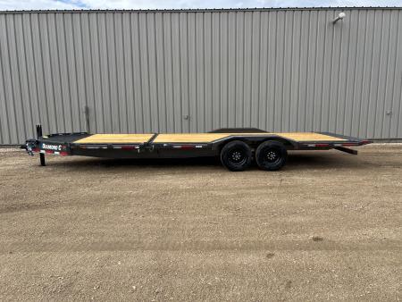 New 2027 Diamond C Trailers 24' Tiltbed Drive Over Fenders HXD Tilt Trailer