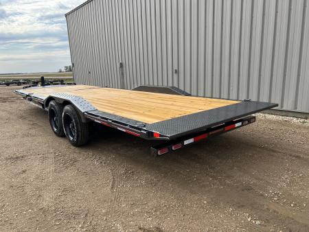 New 2027 Diamond C Trailers 24' Tiltbed Drive Over Fenders HXD Tilt Trailer