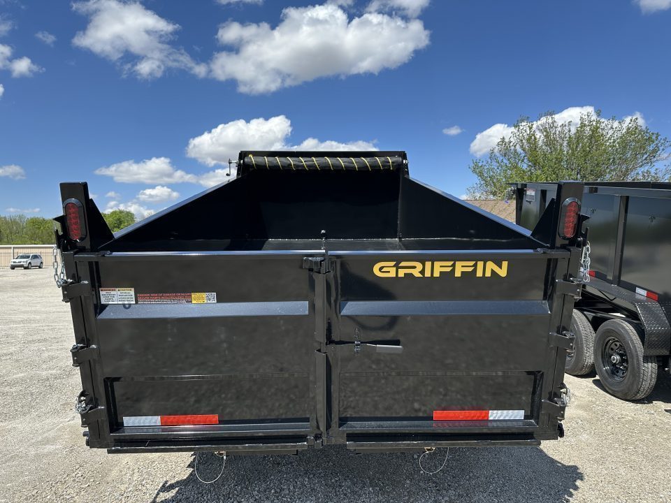 New 2027 Griffin 7 x 14 GT714 DUMP 14K WITH 3' HIGH SIDES Dump Trailer