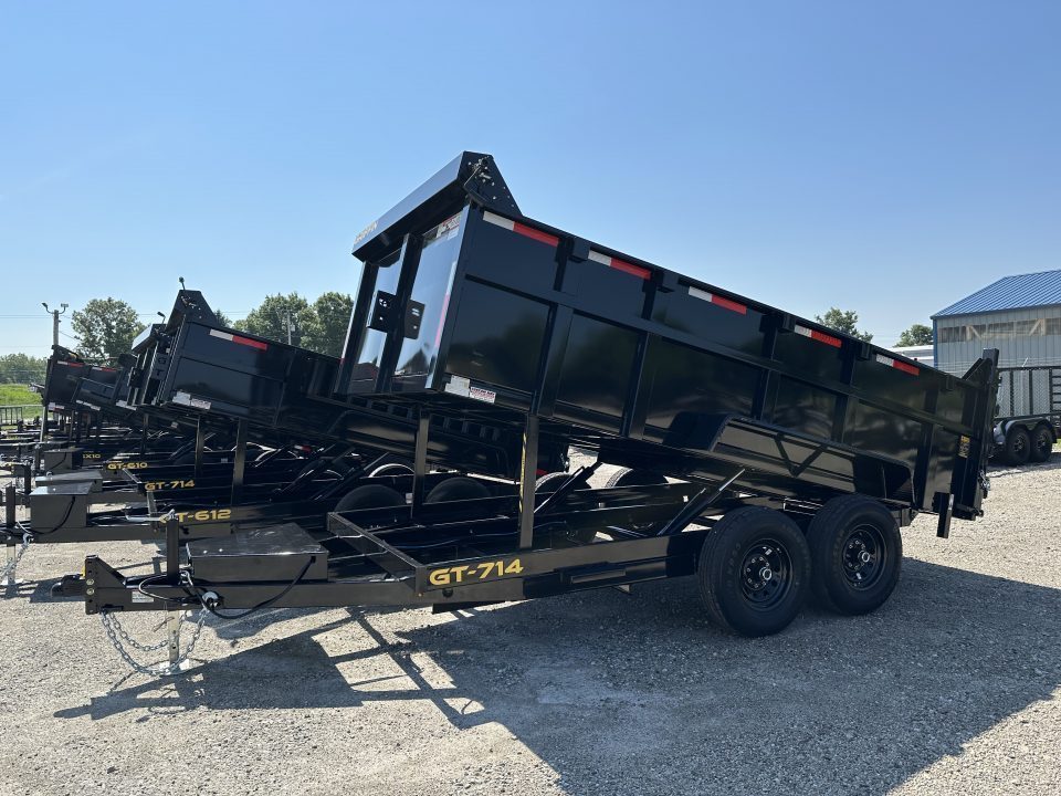 New 2027 Griffin 7 x 14 GT714 DUMP 14K WITH 3' HIGH SIDES Dump Trailer