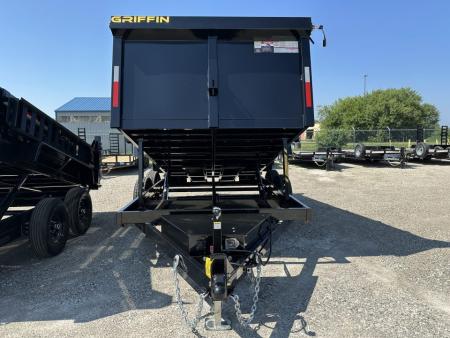 New 2027 Griffin 7 x 14 GT714 DUMP 14K WITH 3' HIGH SIDES Dump Trailer