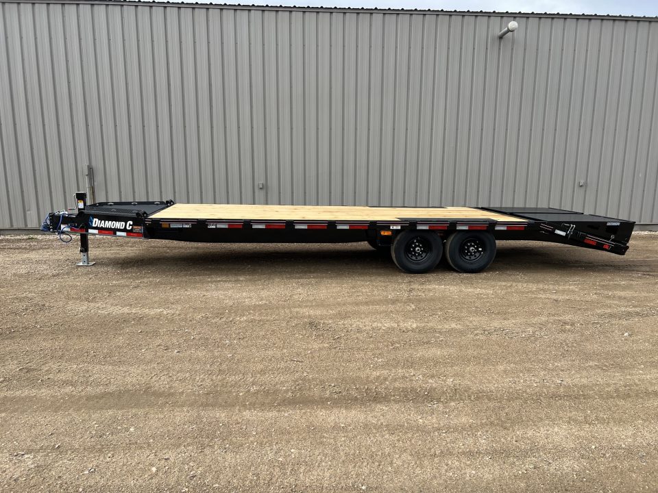New 2027 Diamond C Trailers 24' Deckover DEC Equipment Trailer