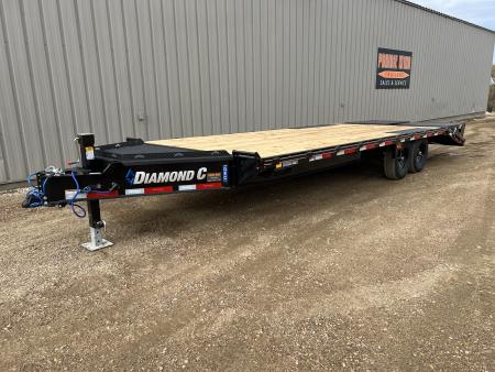 New 2027 Diamond C Trailers 24' Deckover DEC Equipment Trailer
