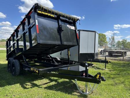 New 2027 Griffin 7 x 14 GT714 DUMP 14K - HIGH SIDE