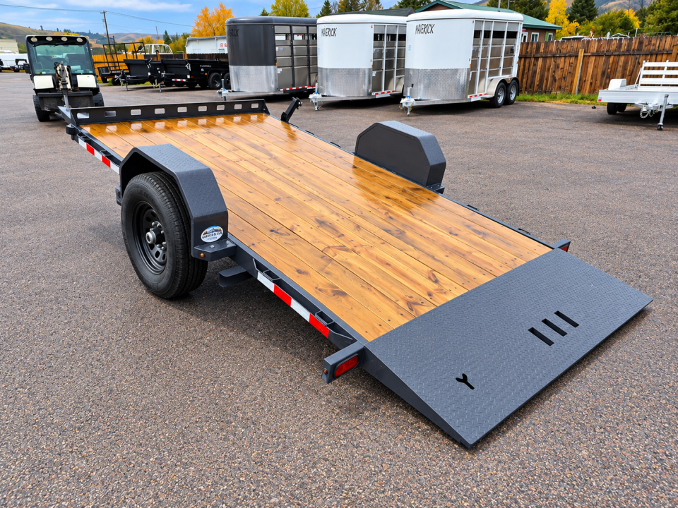 New 2027 Iron Bull 12' 7k Tilt Scissor Lift Trailer