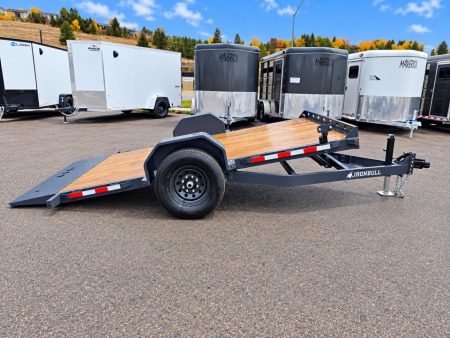 New 2027 Iron Bull 12' 7k Tilt Scissor Lift Trailer