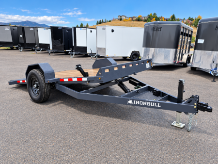 New 2027 Iron Bull 12' 7k Tilt Scissor Lift Trailer