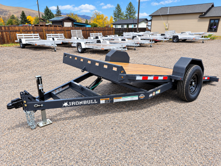New 2027 Iron Bull 12' 7k Tilt Scissor Lift Trailer