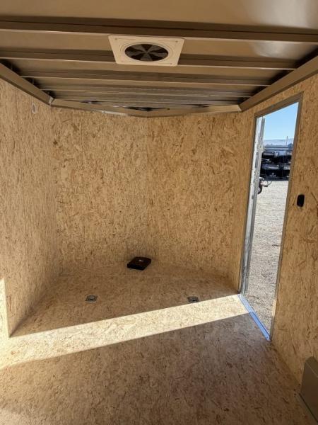 New NEW 2027 ATC 7.5 x 14 (2') V Nose "STo400" All Aluminum Cargo Trailer w/ Ramp