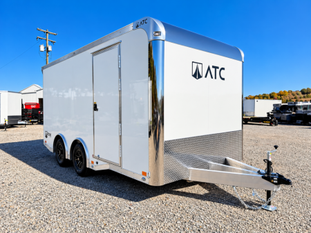 New NEW 2027 ATC 8.5 x 16 ROM400 Enclosed ALUMINUM Car Hauler