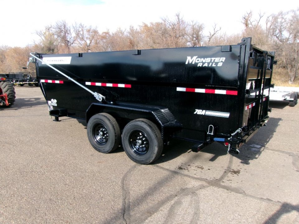 New 2027 PJ Trailers DT1 83"X16'  LOW PRO TELESCOPIC Dump Trailer