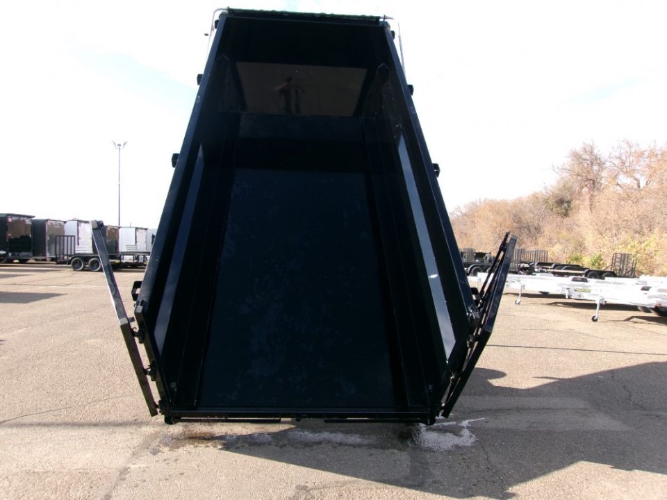 New 2027 PJ Trailers DT1 83"X16'  LOW PRO TELESCOPIC Dump Trailer