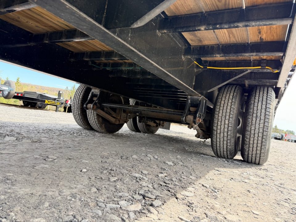 Used 2014 Big Tex Trailers 8.5' x 20' + 5' - 23,900lb GVWR Deckover Dual Tandem Equipment Trailer