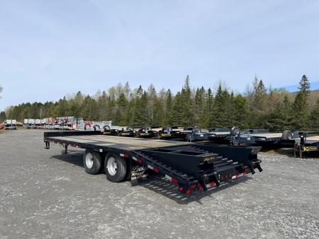 Used 2014 Big Tex Trailers 8.5' x 20' + 5' - 23,900lb GVWR Deckover Dual Tandem Equipment Trailer