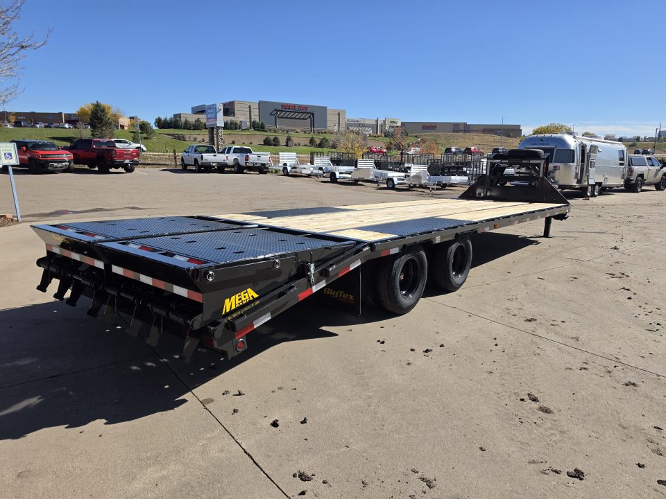 New 2027 Big Tex 25GN-30D5A-MRBK Flatbed Trailer