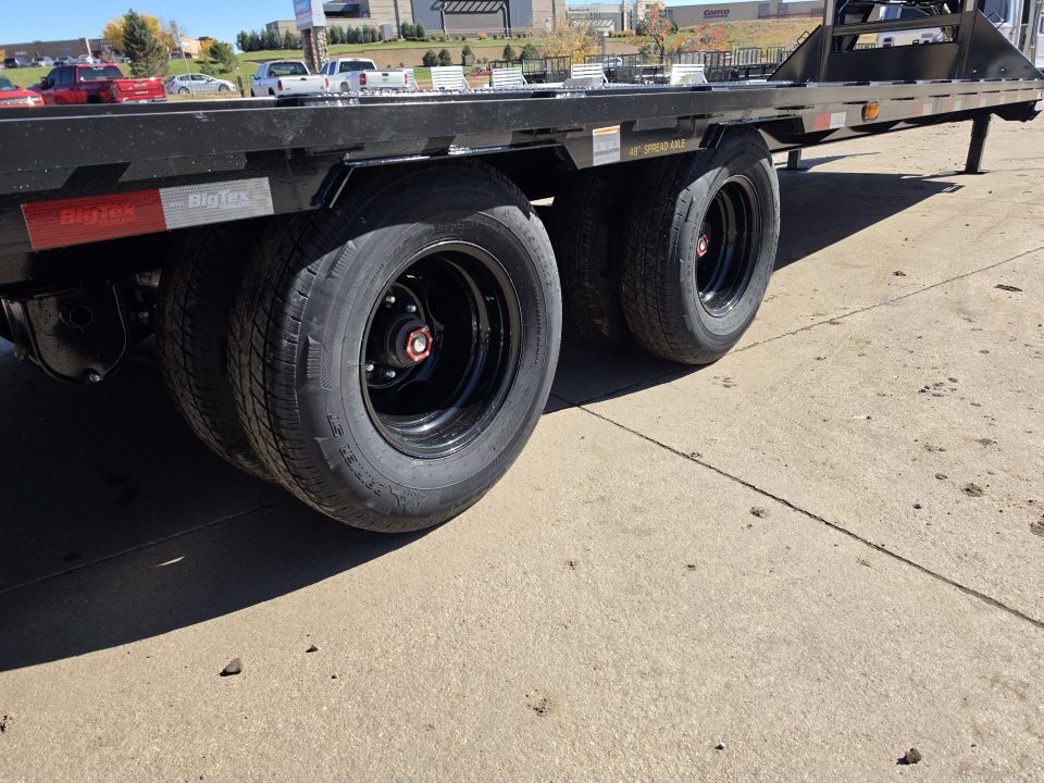 New 2027 Big Tex 25GN-30D5A-MRBK Flatbed Trailer