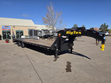 New 2027 Big Tex 25GN-30D5A-MRBK Flatbed Trailer