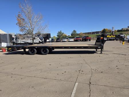 New 2027 Big Tex 25GN-30D5A-MRBK Flatbed Trailer