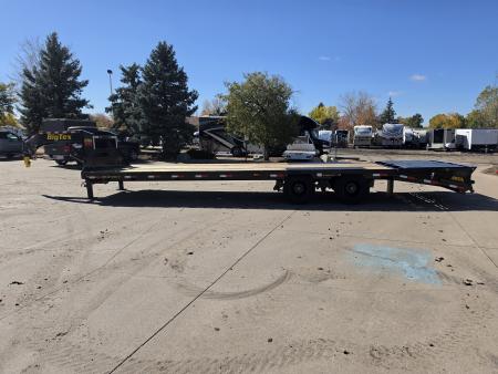New 2027 Big Tex 25GN-30D5A-MRBK Flatbed Trailer