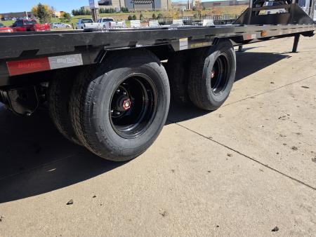 New 2027 Big Tex 25GN-30D5A-MRBK Flatbed Trailer