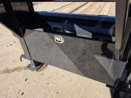 New 2027 Big Tex 25GN-30D5A-MRBK Flatbed Trailer
