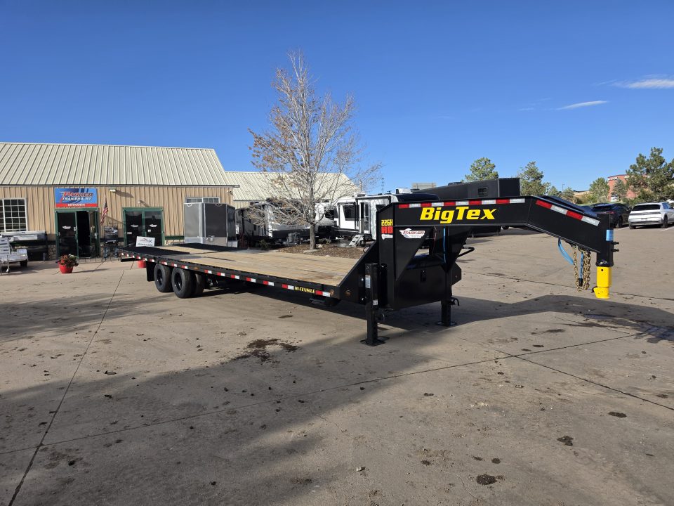 New 2027 Big Tex 22GH-35D12A Hydraulic Dove Tail Flatbed Trailer
