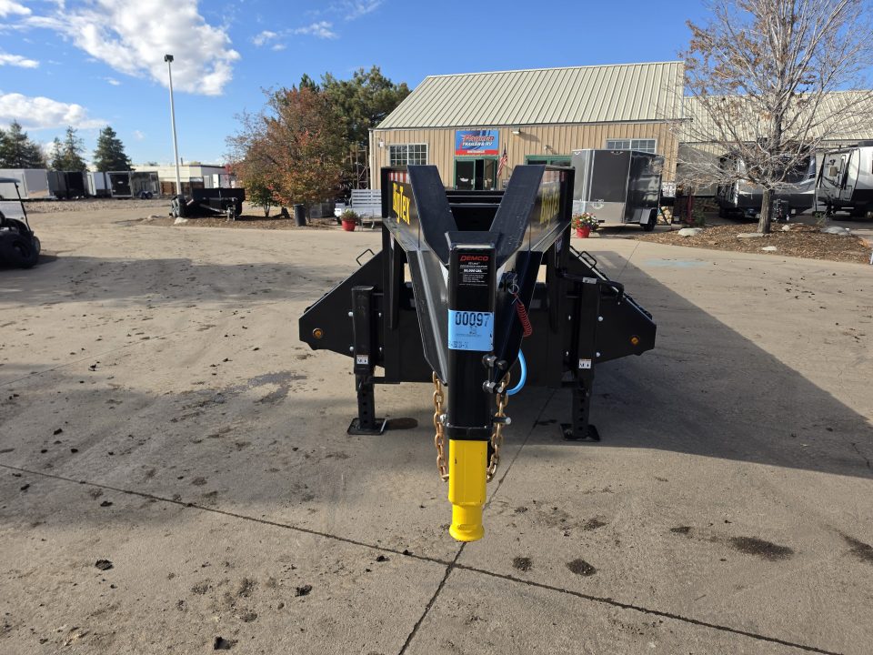 New 2027 Big Tex 22GH-35D12A Hydraulic Dove Tail Flatbed Trailer