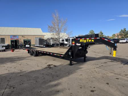New 2027 Big Tex 22GH-35D12A Hydraulic Dove Tail Flatbed Trailer