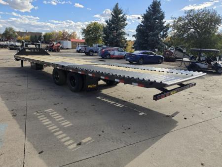 New 2027 Big Tex 22GH-35D12A Hydraulic Dove Tail Flatbed Trailer