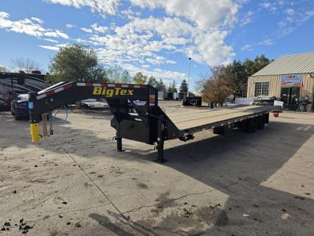 New 2027 Big Tex 22GH-35D12A Hydraulic Dove Tail Flatbed Trailer