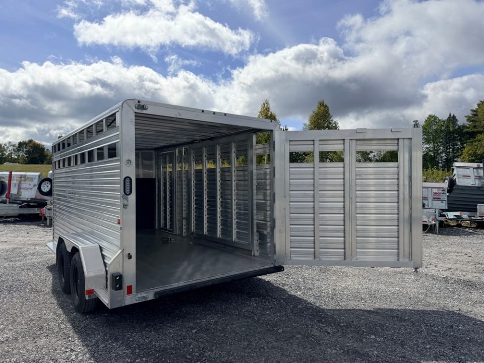 New 2027 Frontier Trailers LIVESTOCK 16'7" Stock / Stock Combo Trailer