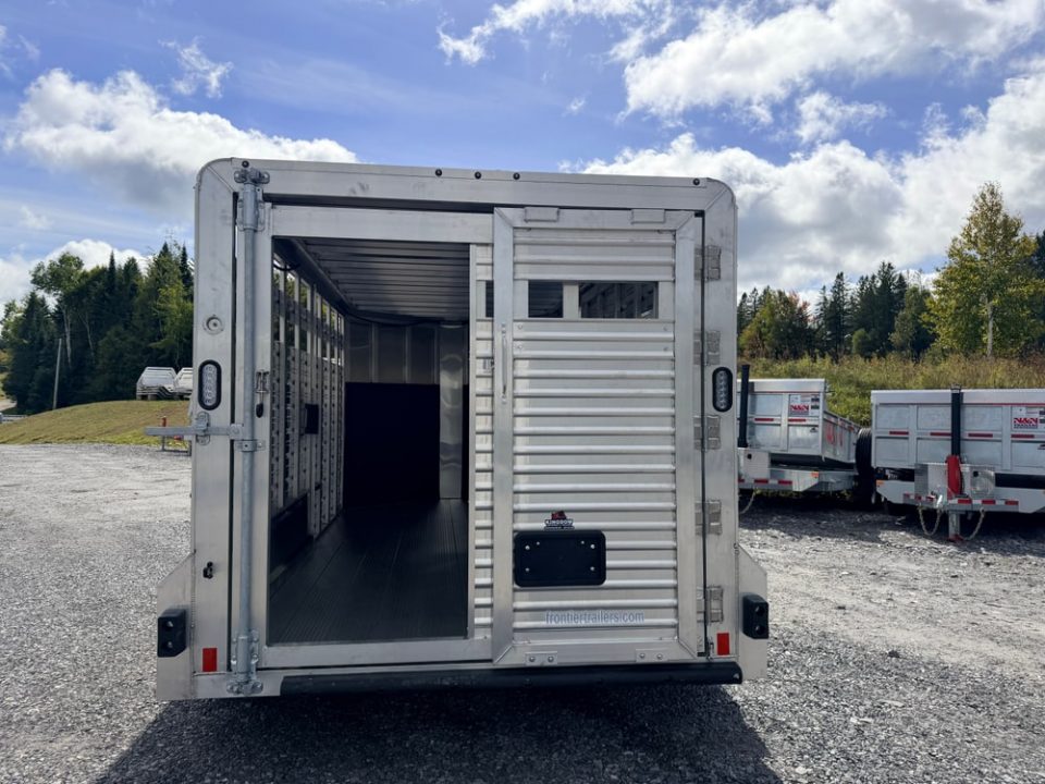 New 2027 Frontier Trailers LIVESTOCK 16'7" Stock / Stock Combo Trailer