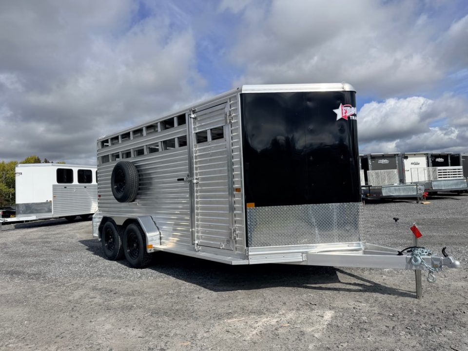 New 2027 Frontier Trailers LIVESTOCK 16'7" Stock / Stock Combo Trailer