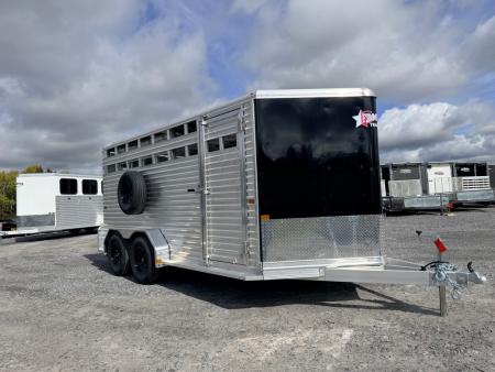 New 2027 Frontier Trailers LIVESTOCK 16'7" Stock / Stock Combo Trailer