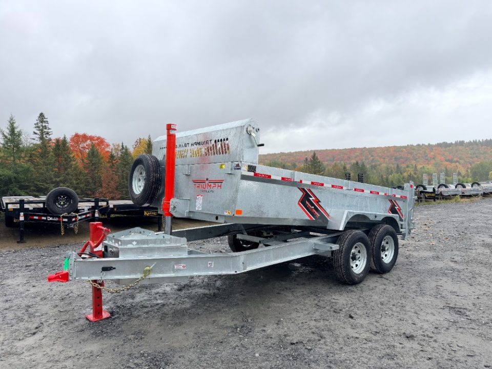 New 2027 Triumph Trailers Gd7 Ta82x14-70: A- Series Dump Trailer