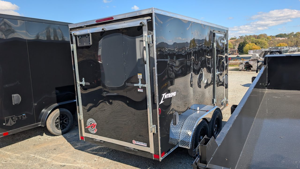 New 2027 Homesteader 6x12 Tandem Intrepid V-Nose Cargo Trailer w/ Ramp