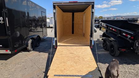New 2027 Homesteader 6x12 Tandem Intrepid V-Nose Cargo Trailer w/ Ramp
