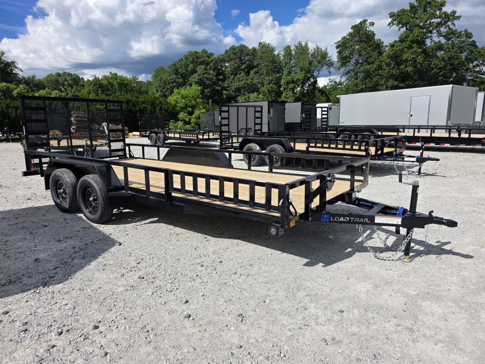 New 2026 Load Trail 83" x 18' Tandem Axle SIDE LOAD RAMP 7000 GVWR Utility Trailer 83x18