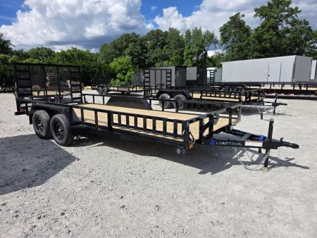New 2026 Load Trail 83  x 18' Tandem Axle SIDE LOAD RAMP 7000 GVWR Utility Trailer 83x18