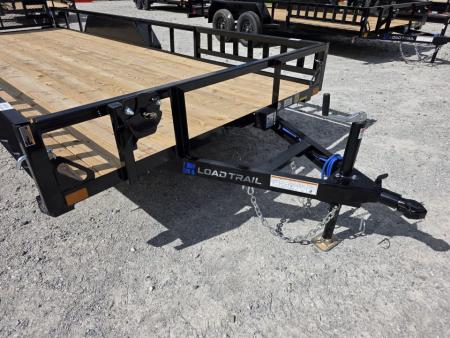 New 2026 Load Trail 83" x 18' Tandem Axle SIDE LOAD RAMP 7000 GVWR Utility Trailer 83x18