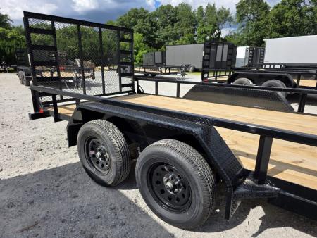 New 2026 Load Trail 83" x 18' Tandem Axle SIDE LOAD RAMP 7000 GVWR Utility Trailer 83x18