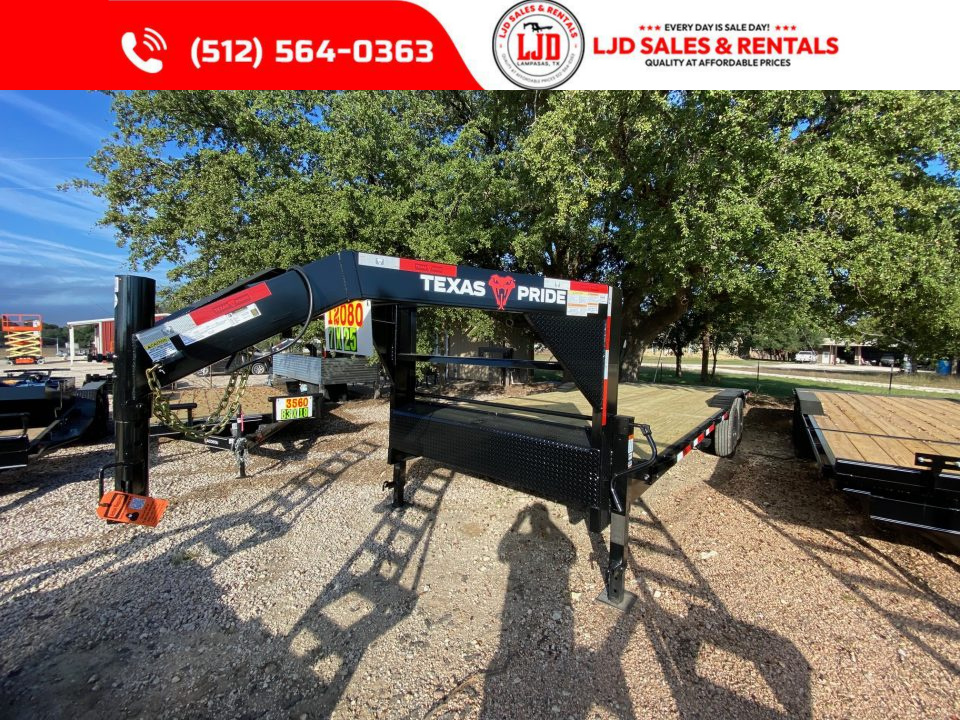 New 2027 Texas Pride - 102  X 25' - 20K GVWR - Tilt Trailer